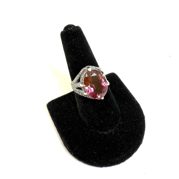 😍"Put a Ring On IT Event" Bali Legacy Watermelon Quartz Solitaire Ring - Picture 1 of 1